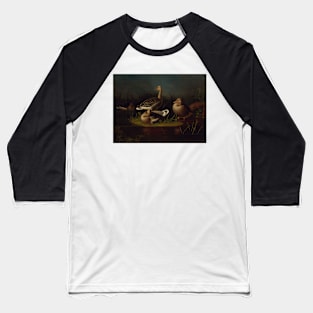 Greylag Geese, Copy After Ferdinand Von Wright by Magnus von Wright Baseball T-Shirt